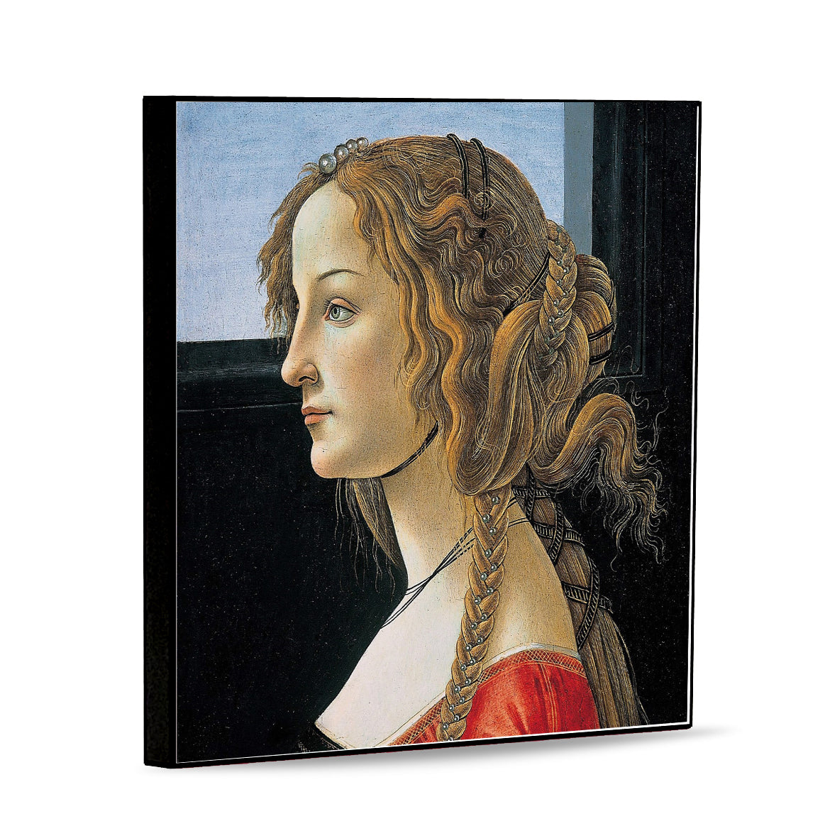 国産定番サンドラ・ボッティチェリPortrait of Simonetta Vespucci　ステンドグラス　アートガラス ステンドグラス