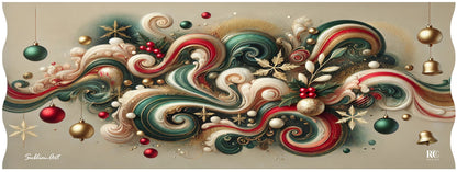 SUBLIMART: Christmas - Soy Wax Candle SUBLIMART: Christmas Ceramic Mug – Fluid Wave Design by RC Designs (Pattern #01)