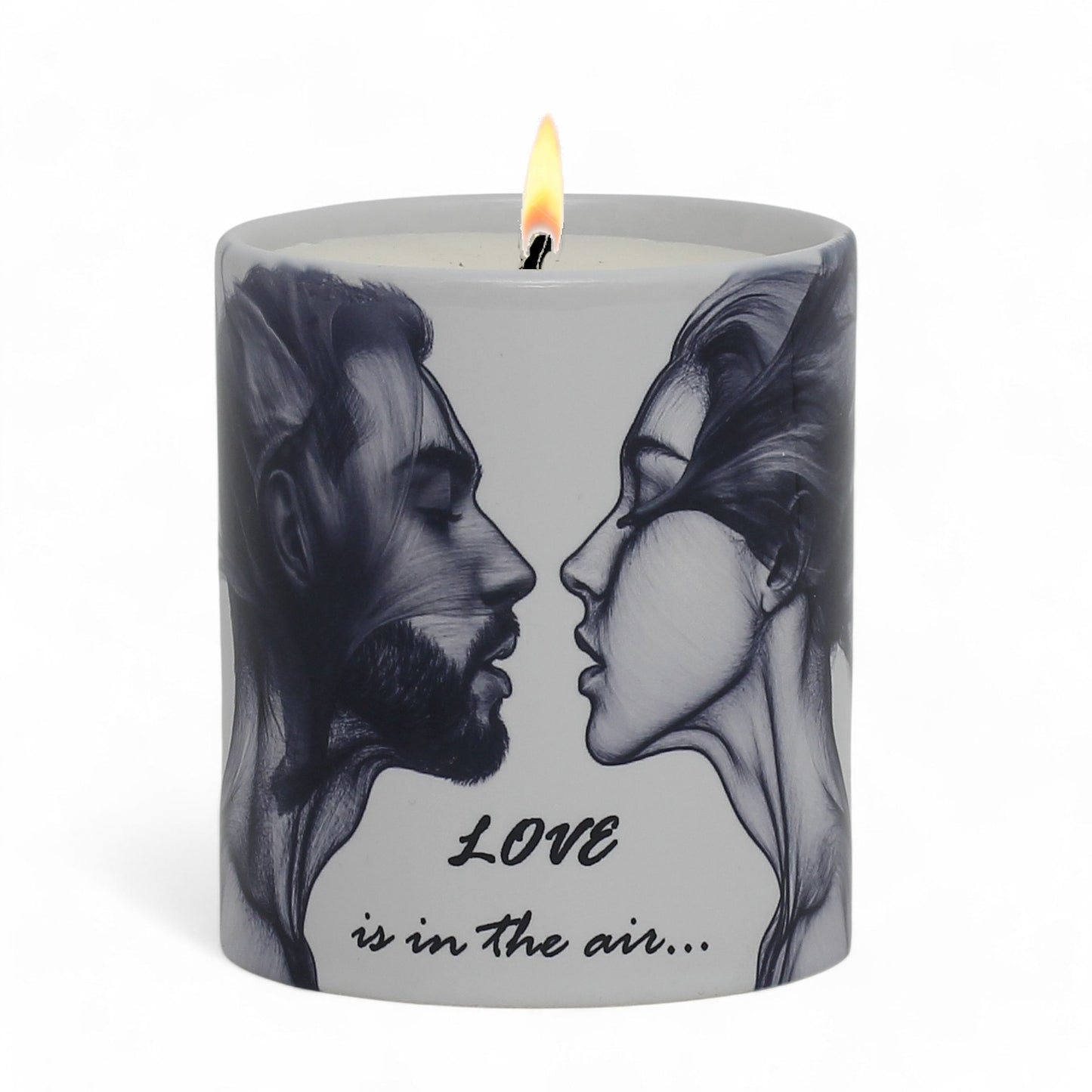 SUBLIMART: LOVE.ly Bundle "Love is in the Air" (Set of 1 Candle + 2 Mugs)