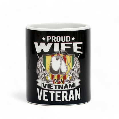 SUBLIMART: Veteran - Mug 'Proud Wife Vietnam Veteran' (Design #24)