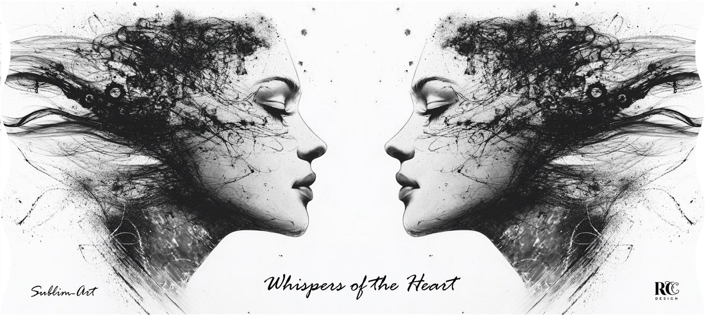 SUBLIMART: PASSIONE Ceramic Mug – "Whispers of the Heart"