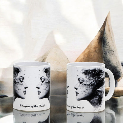 SUBLIMART: PASSIONE Ceramic Mug – "Whispers of the Heart"