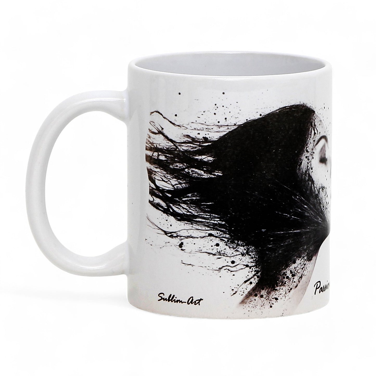 SUBLIMART: PASSIONE Ceramic Mug – "Passion in the Wind"