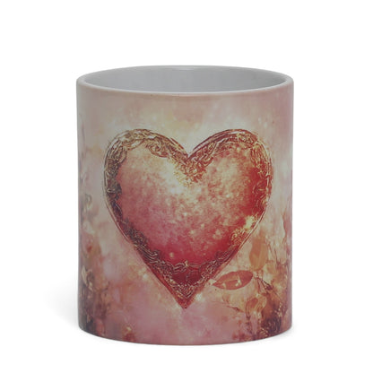 SUBLIMART: LOVE.ly Ceramic Mug "Enchanting Pink Heart"