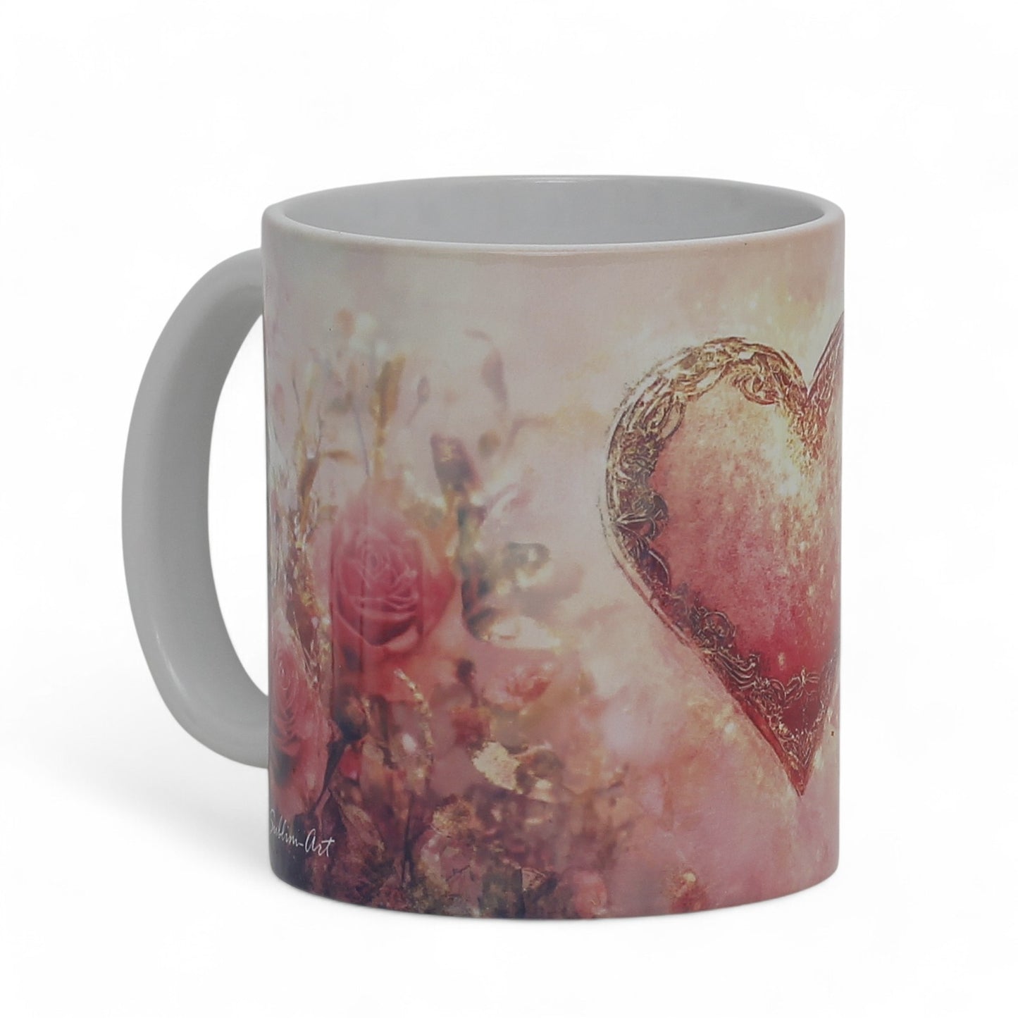 SUBLIMART: LOVE.ly Ceramic Mug "Enchanting Pink Heart"