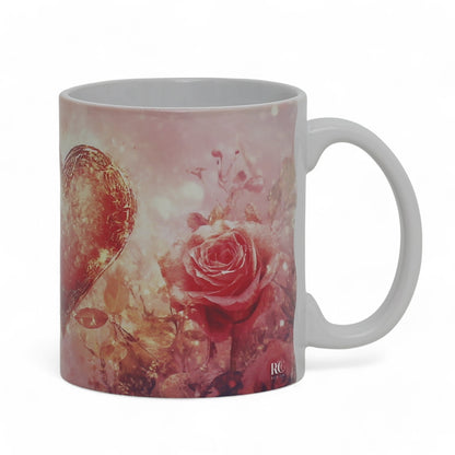 SUBLIMART: LOVE.ly Ceramic Mug "Enchanting Pink Heart"