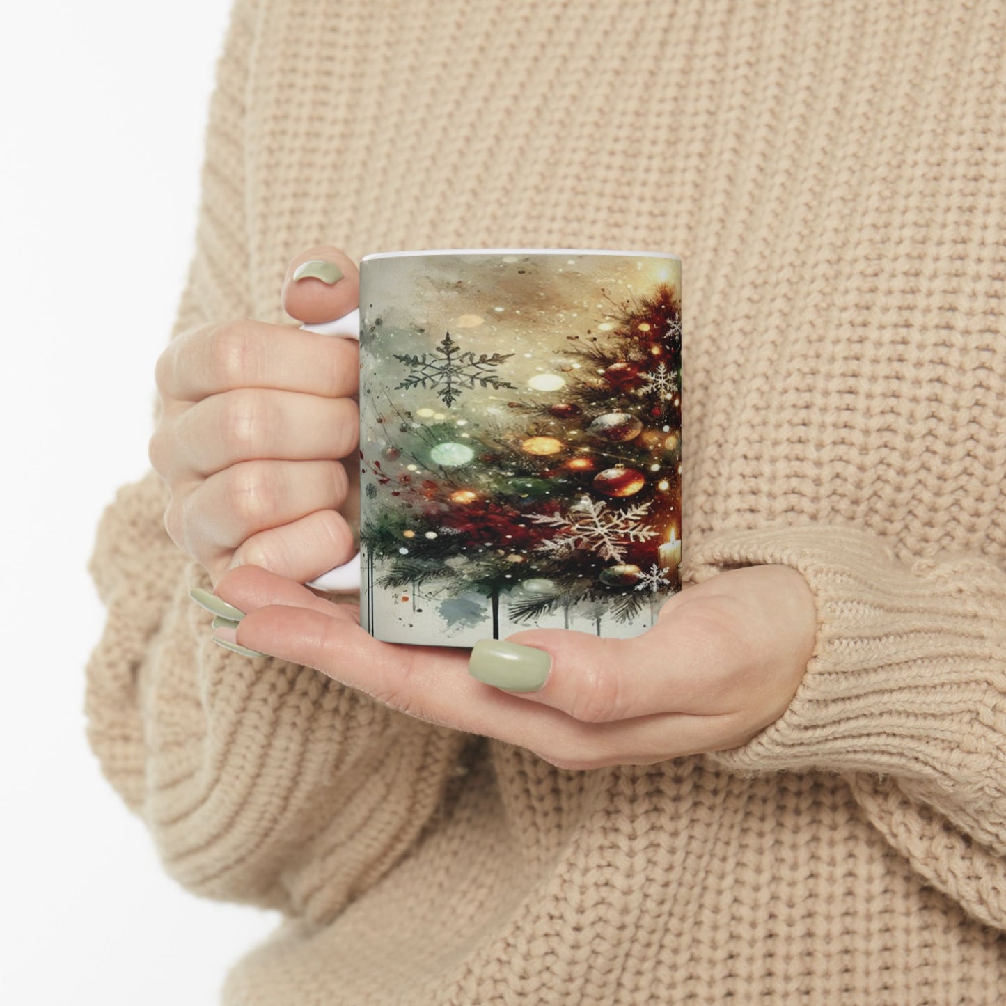 SUBLIMART: Christmas Ceramic Mug – Watercolor Design by RC Design 02