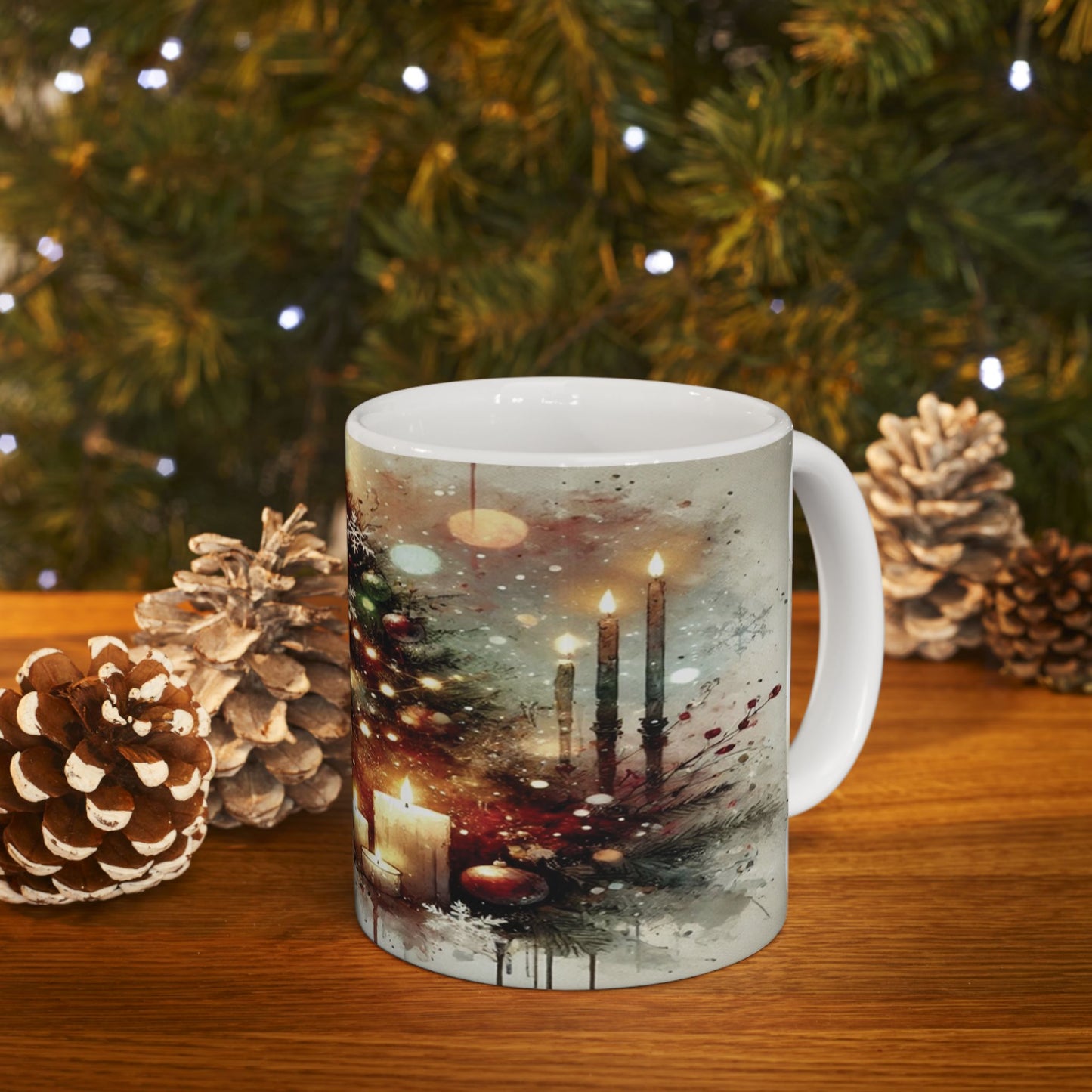 SUBLIMART: Christmas Ceramic Mug – Watercolor Design by RC Design 02