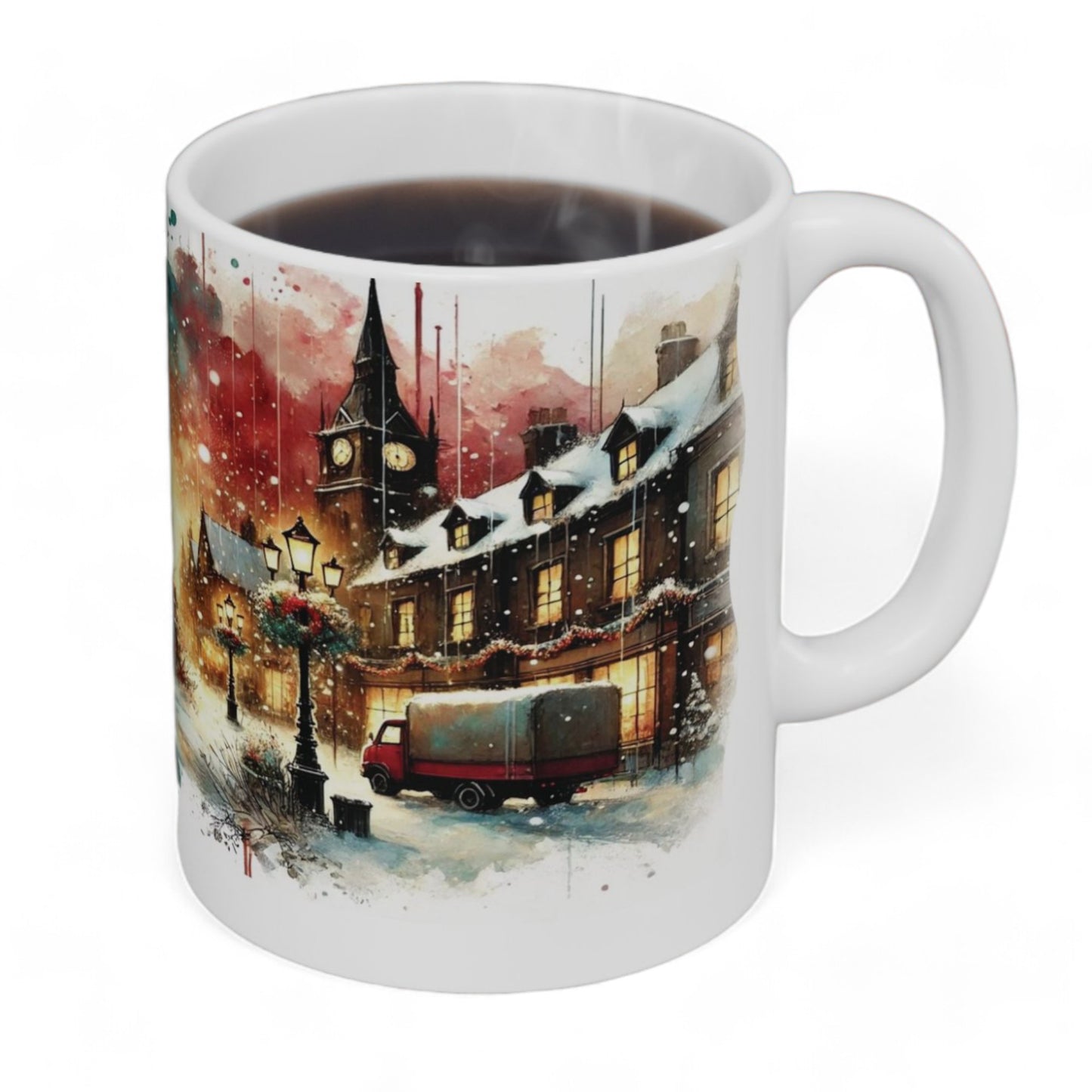 SUBLIMART: Christmas Ceramic Mug – Watercolor Design by RC Design 03