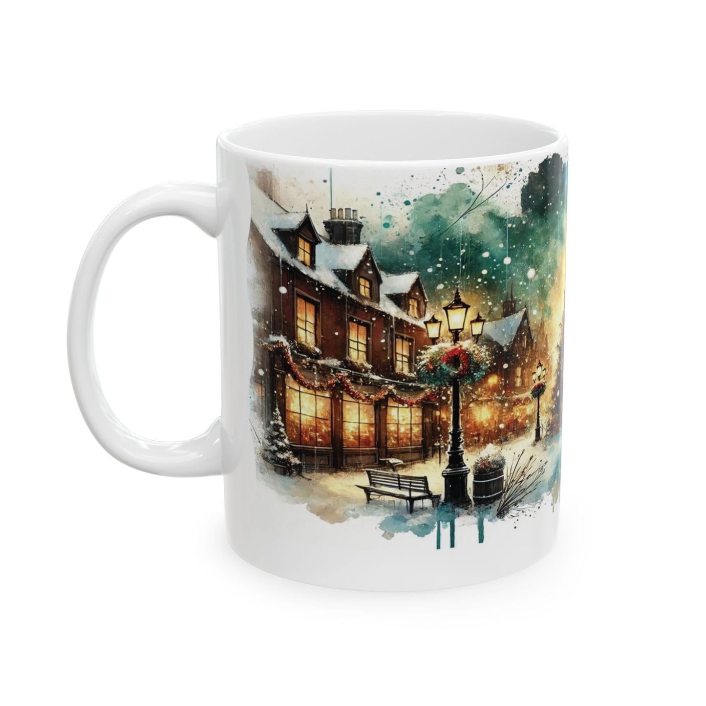 SUBLIMART: Christmas Ceramic Mug – Watercolor Design by RC Design 03