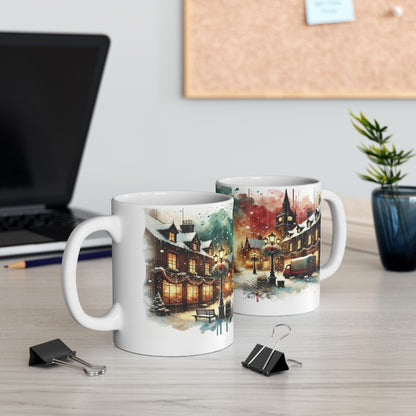 SUBLIMART: Christmas Ceramic Mug – Watercolor Design by RC Design 03