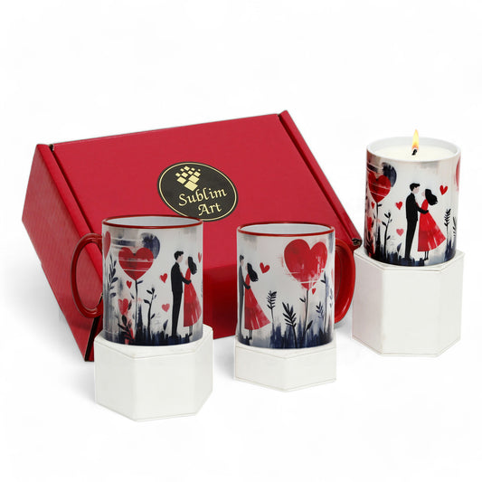 SUBLIMART: LOVE.ly Blundle "The LOVE.ly Garden" (Set of 1 Candle + 2 Mugs)