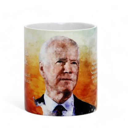 THE PRESIDENTS: Porcelain printed mug - Design by RC Designs - Joseph R. Biden Jr