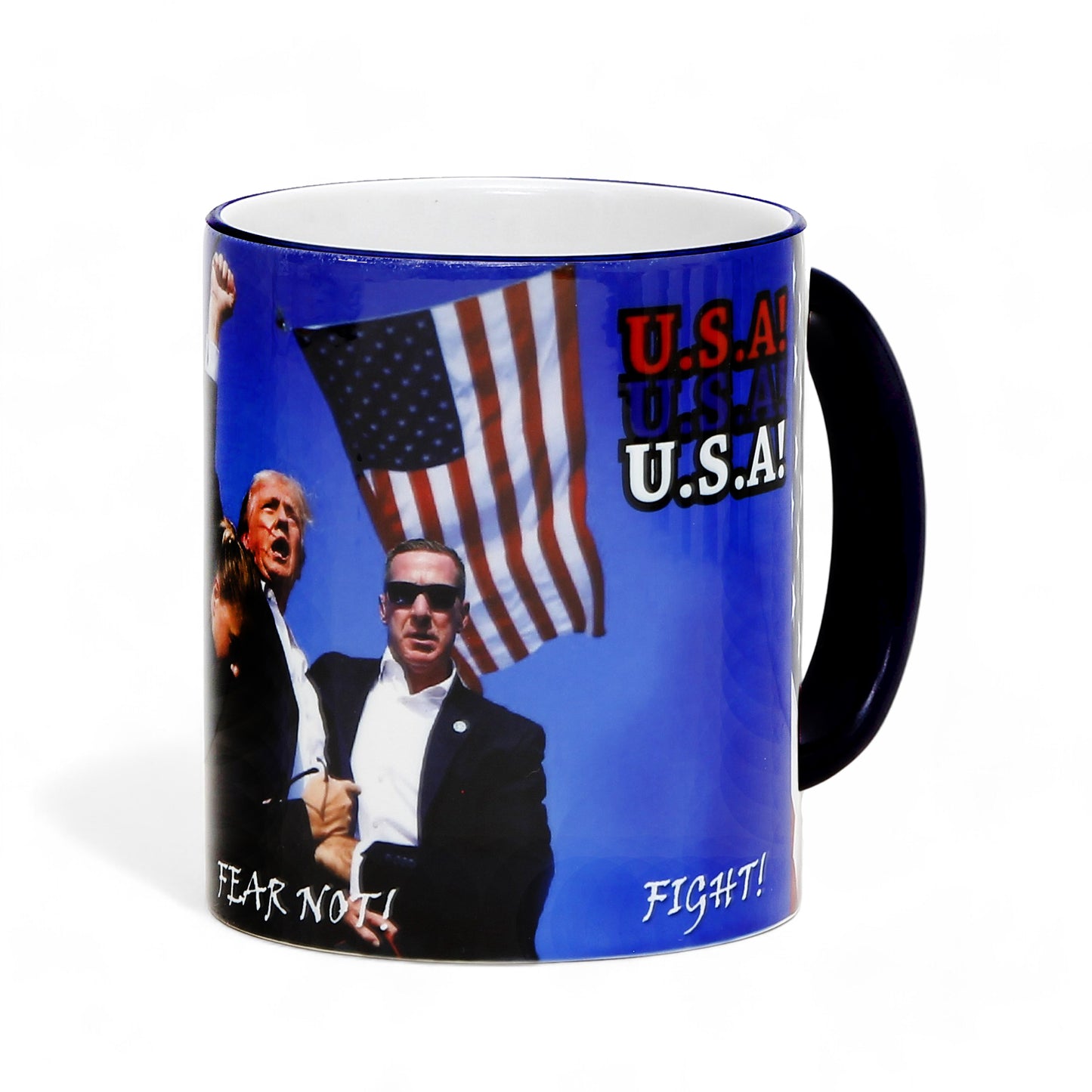 THE PRESIDENTS: Porcelain printed mug - Design by RC Designs - Fear Not Fight Fight Fight!