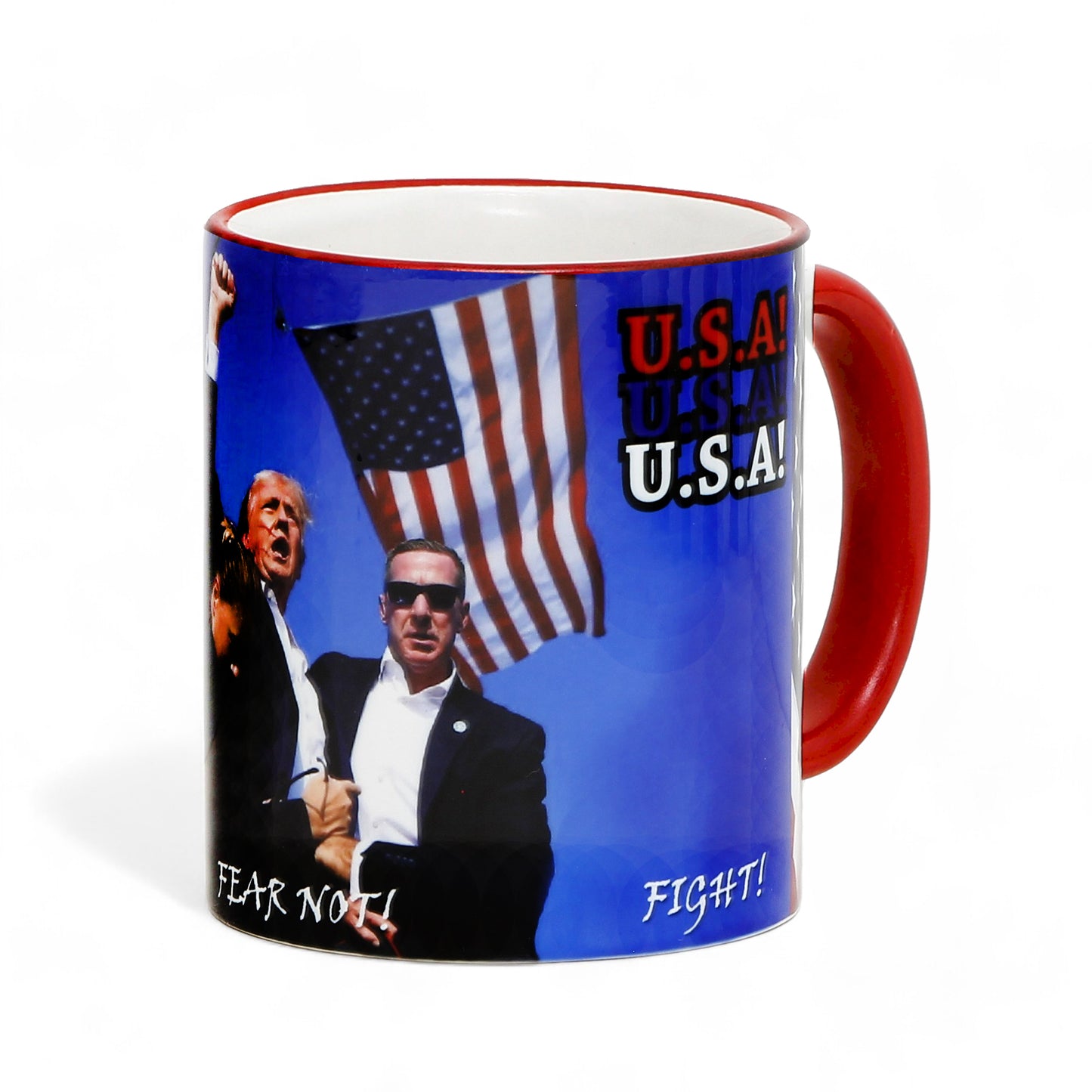 THE PRESIDENTS: Porcelain printed mug - Design by RC Designs - Fear Not Fight Fight Fight!