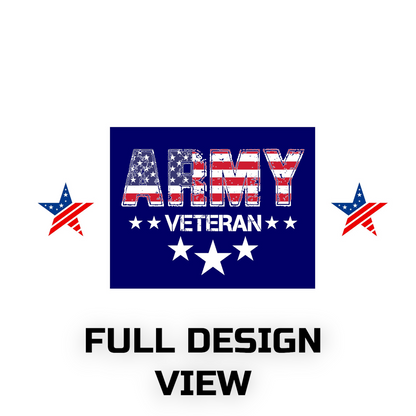 SUBLIMART: Veteran - Army Veteran' (Design #19)