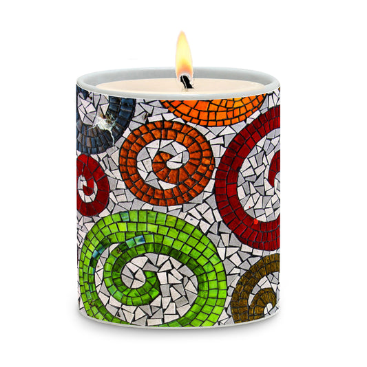 SUBLIMART: Tiles - Porcelain Soy Wax Candle (Design #TIL09)