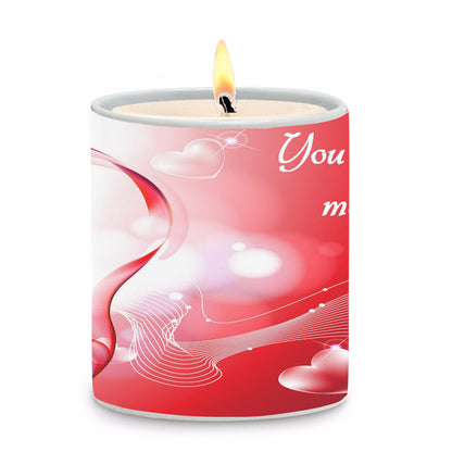 SUBLIMART: Love - Soy Wax Candle (Design #VAL23)