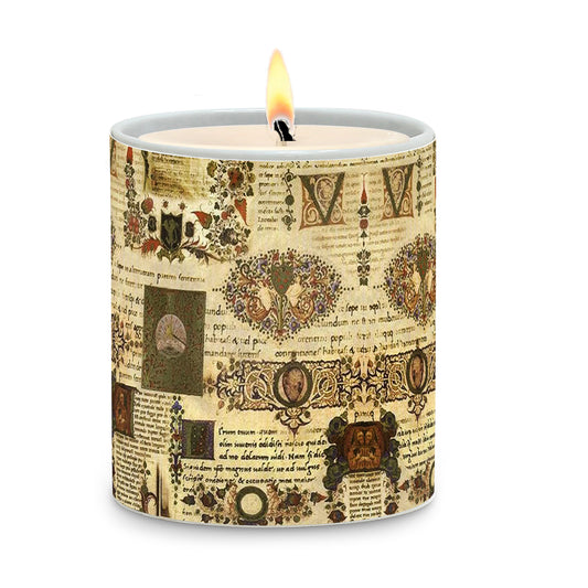 SUBLIMART: Vintage - Porcelain Soy Wax Candle (Design #VIN02)