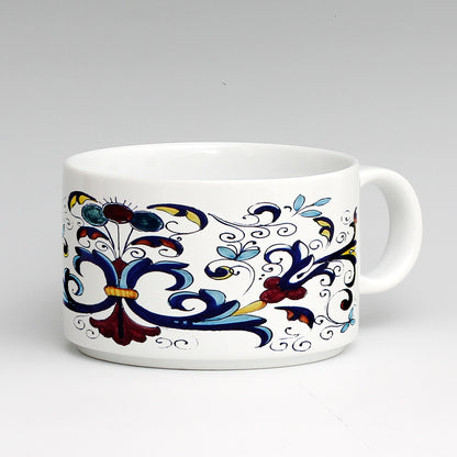 SUBLIMART: Porcelain Coffee/Tea Cup Deruta Style (Design #DER07)