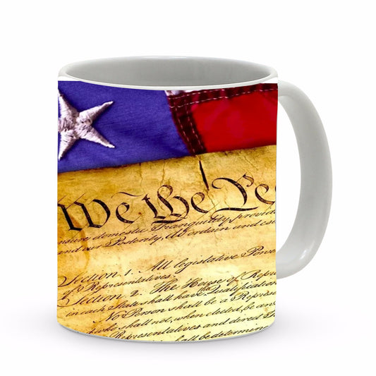 SUBLIMART: Patriotic Mug 'We The People' (Design 09)