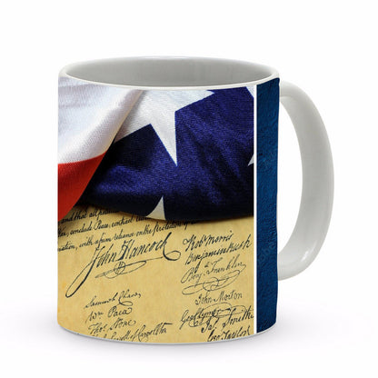 SUBLIMART: Patriotic Mug 'We The People + Flag' (Design 47)